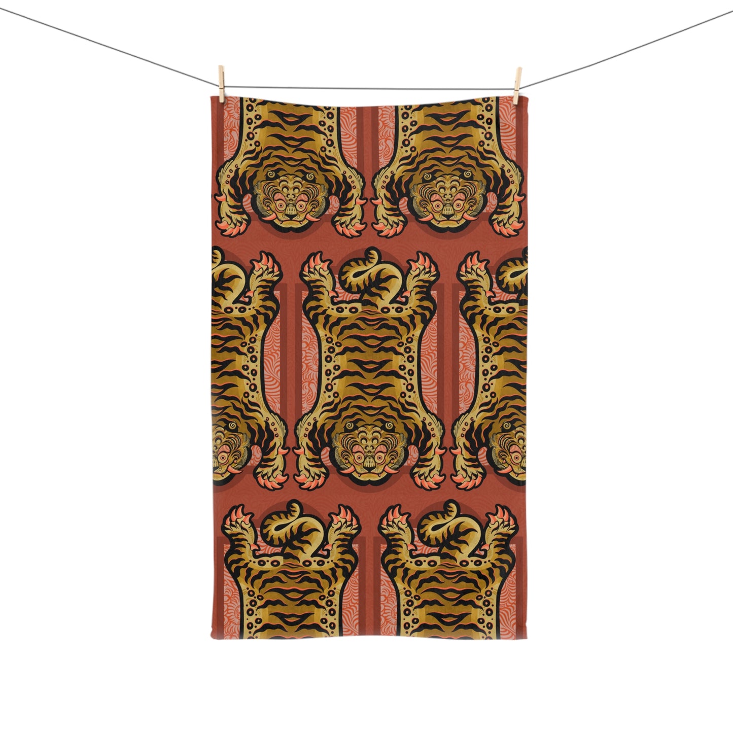 Tibetan Tiger Hand Towel