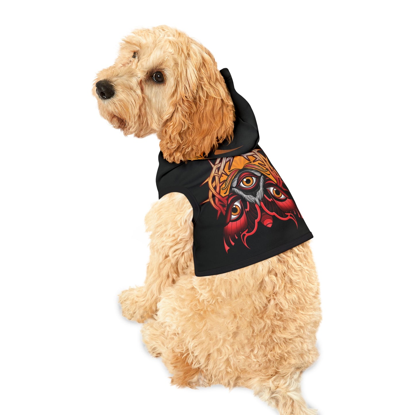 3rd eye moth Pet Hoodie