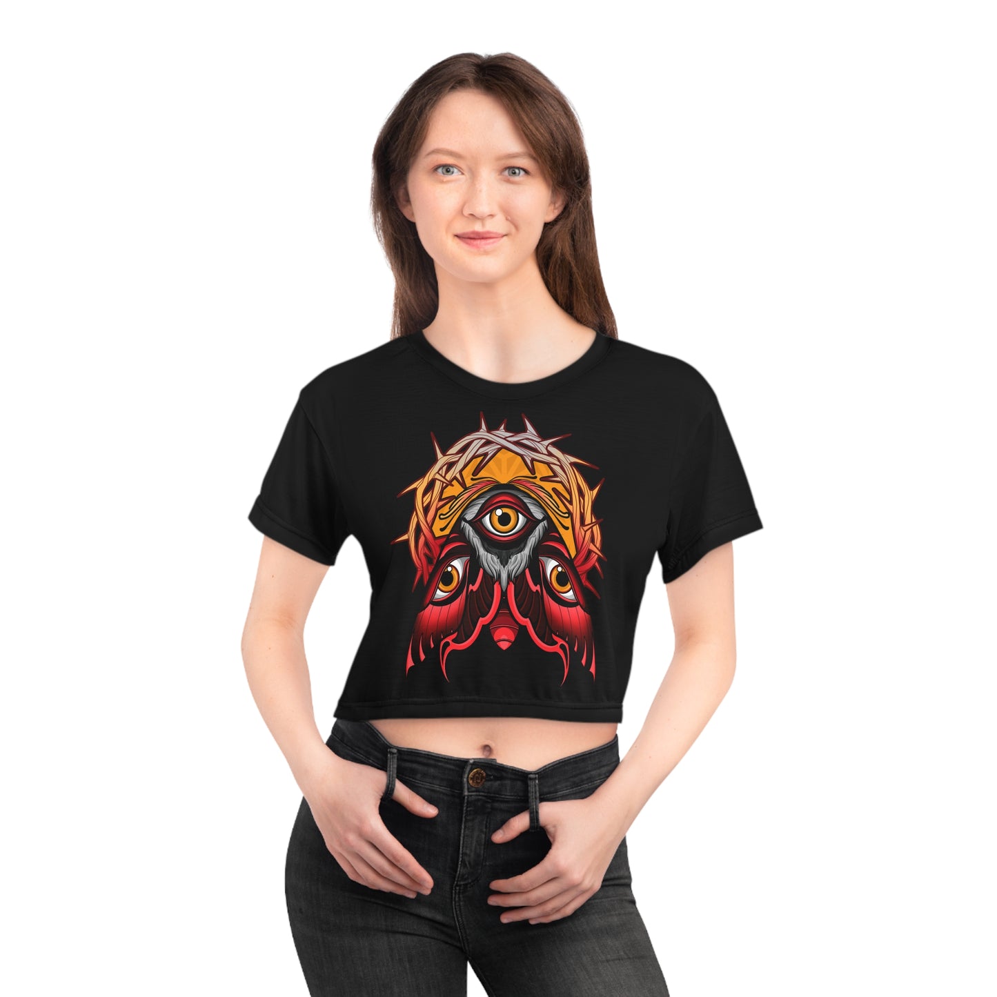 3rd eye Crop Tee (AOP)