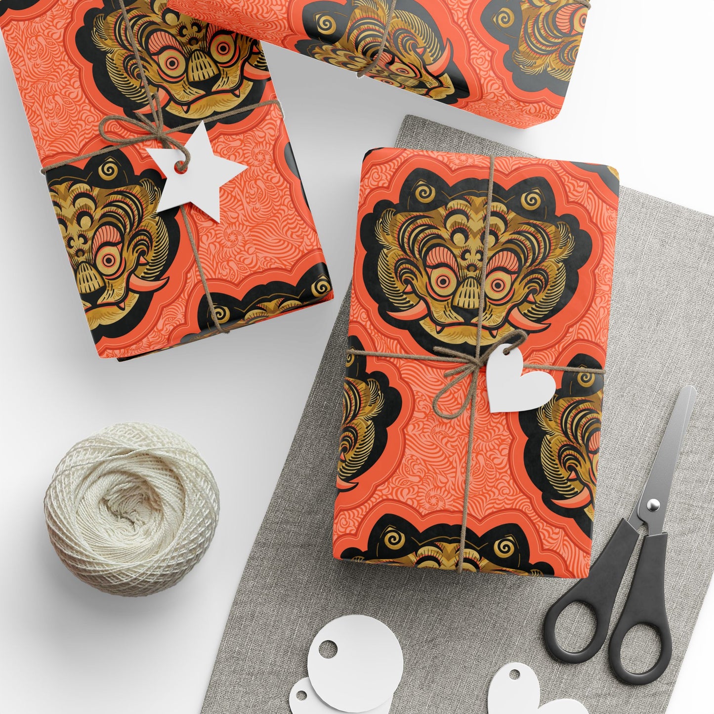 Tiger head Wrapping Paper