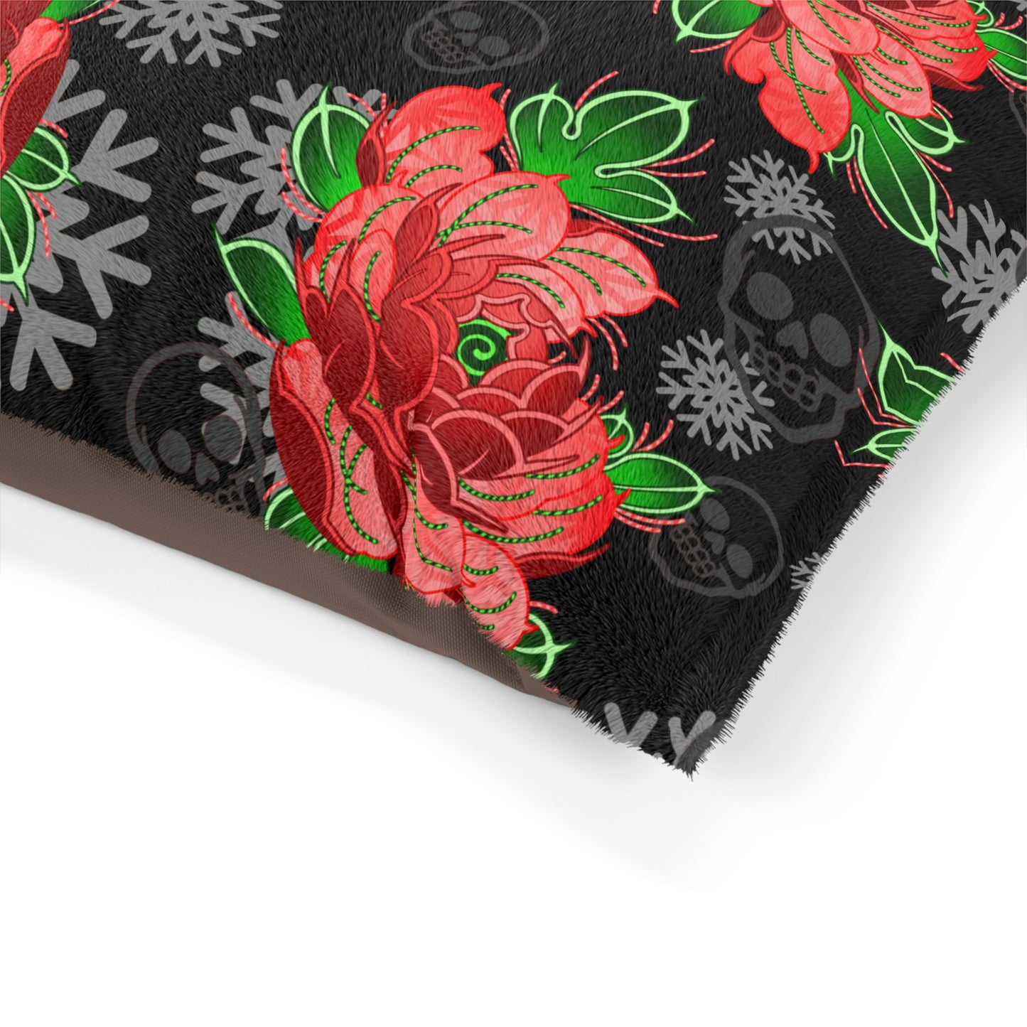 Candy Cane Peony Pet Bed