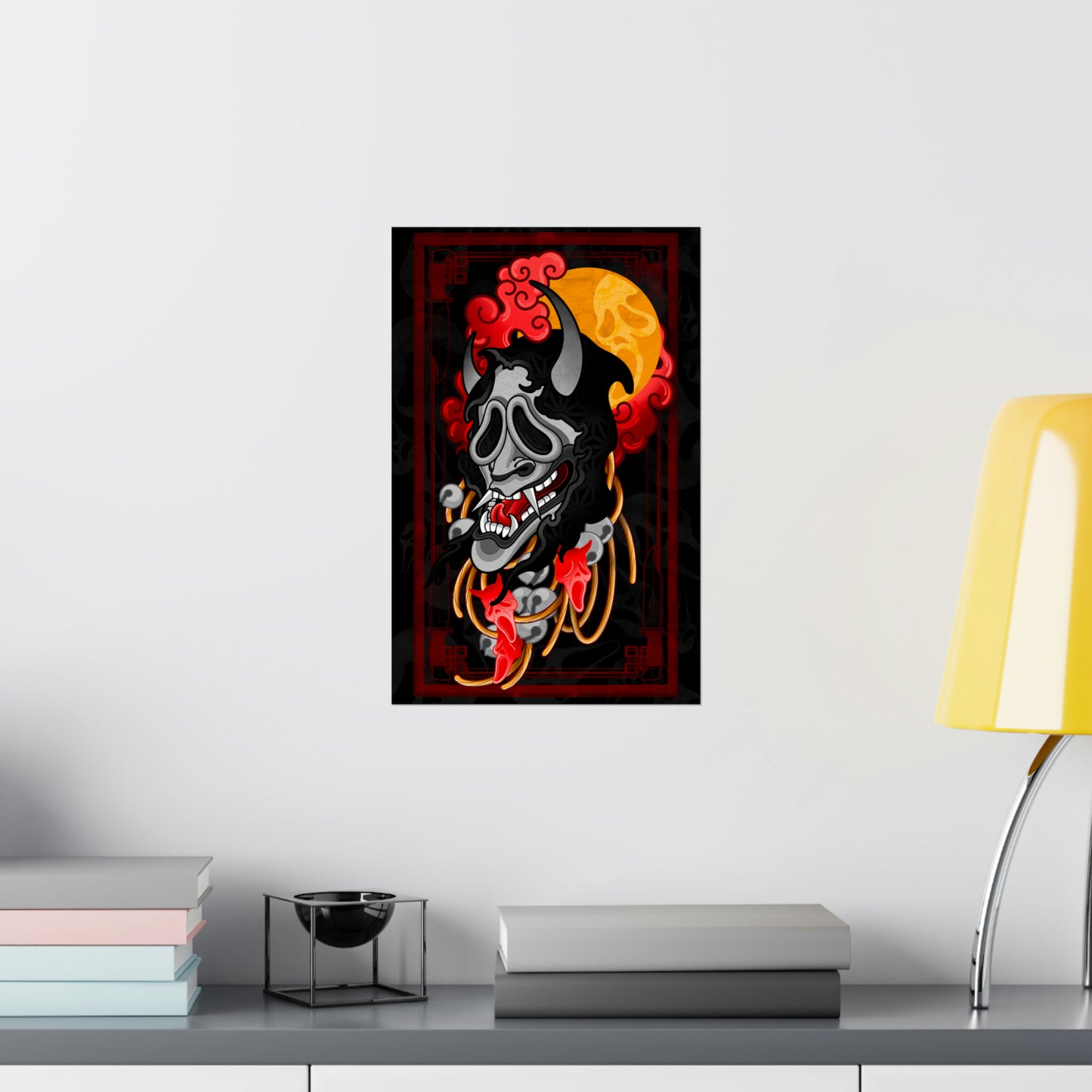 Ghostface oni Matte print