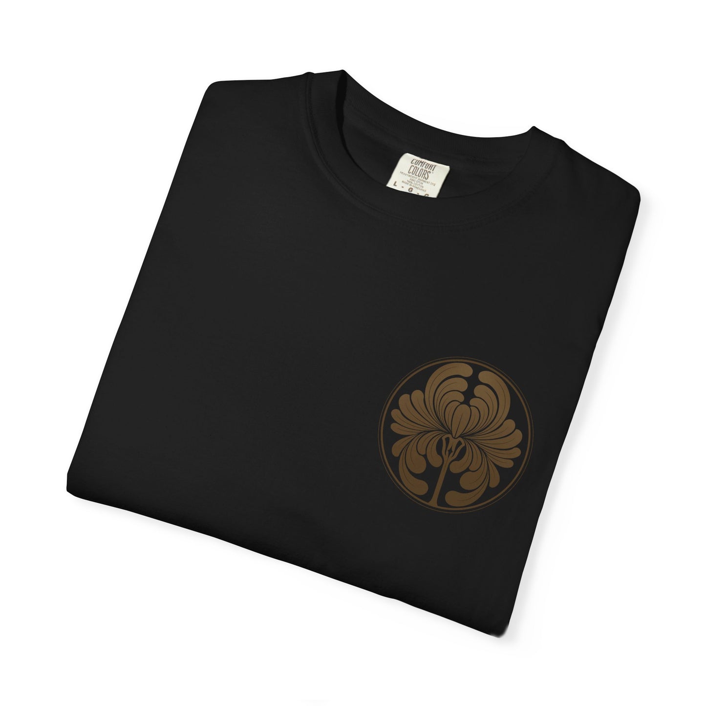 Black Flora Comfort Colors Tee