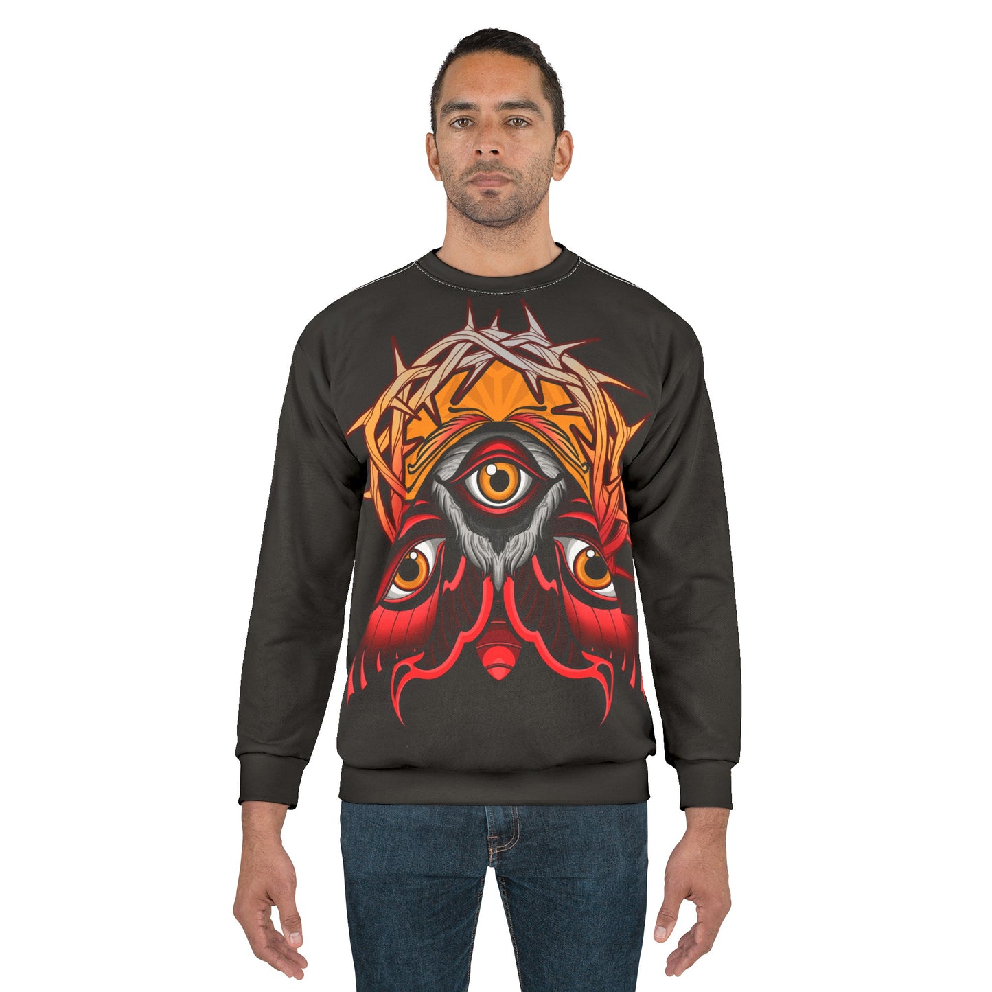 3rd eye moth Unisex Sweatshirt