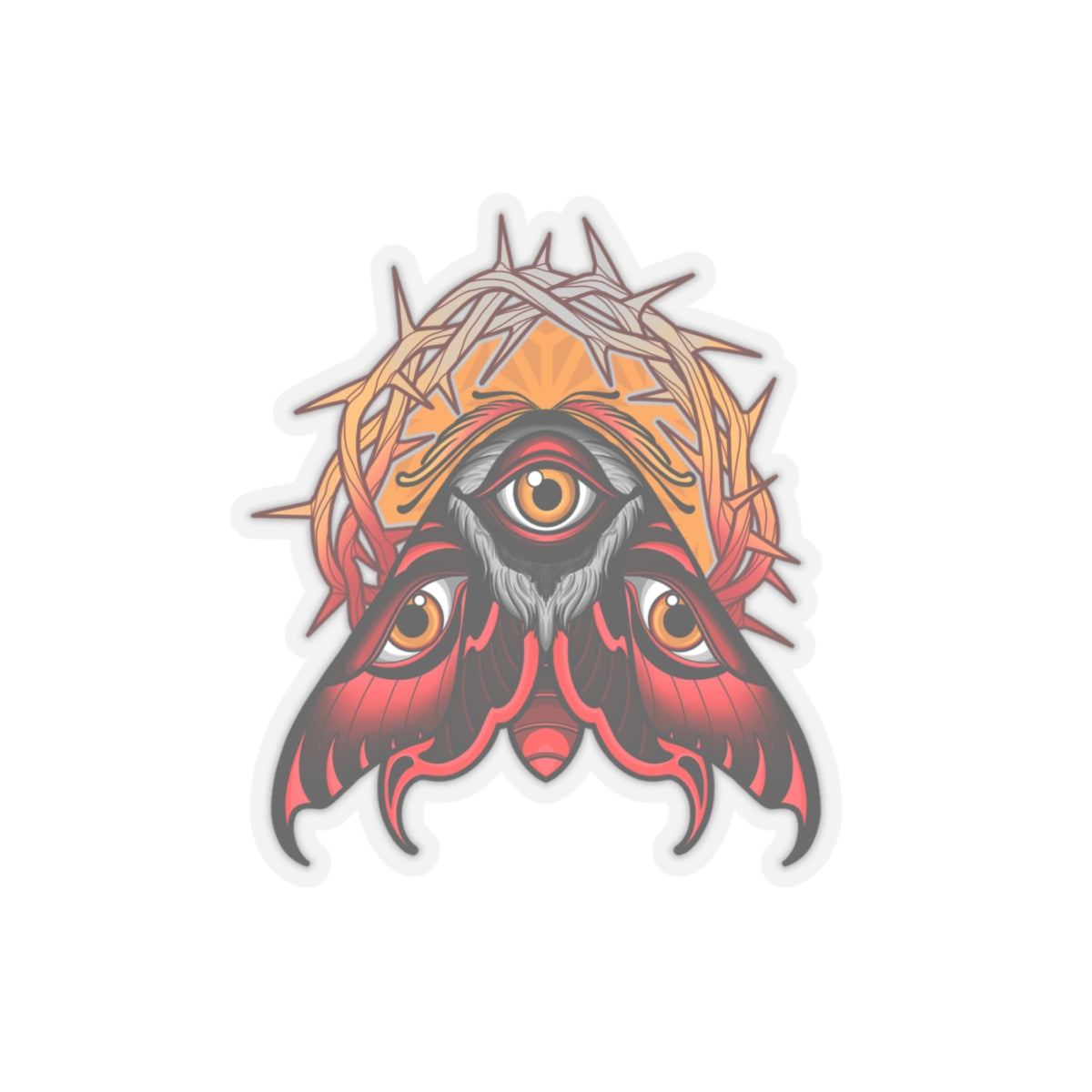 3rd eye Kiss-Cut Stickers