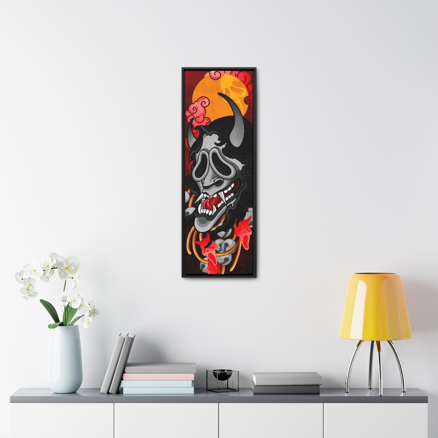 Ghostface Gallery Canvas Wraps, Vertical Frame
