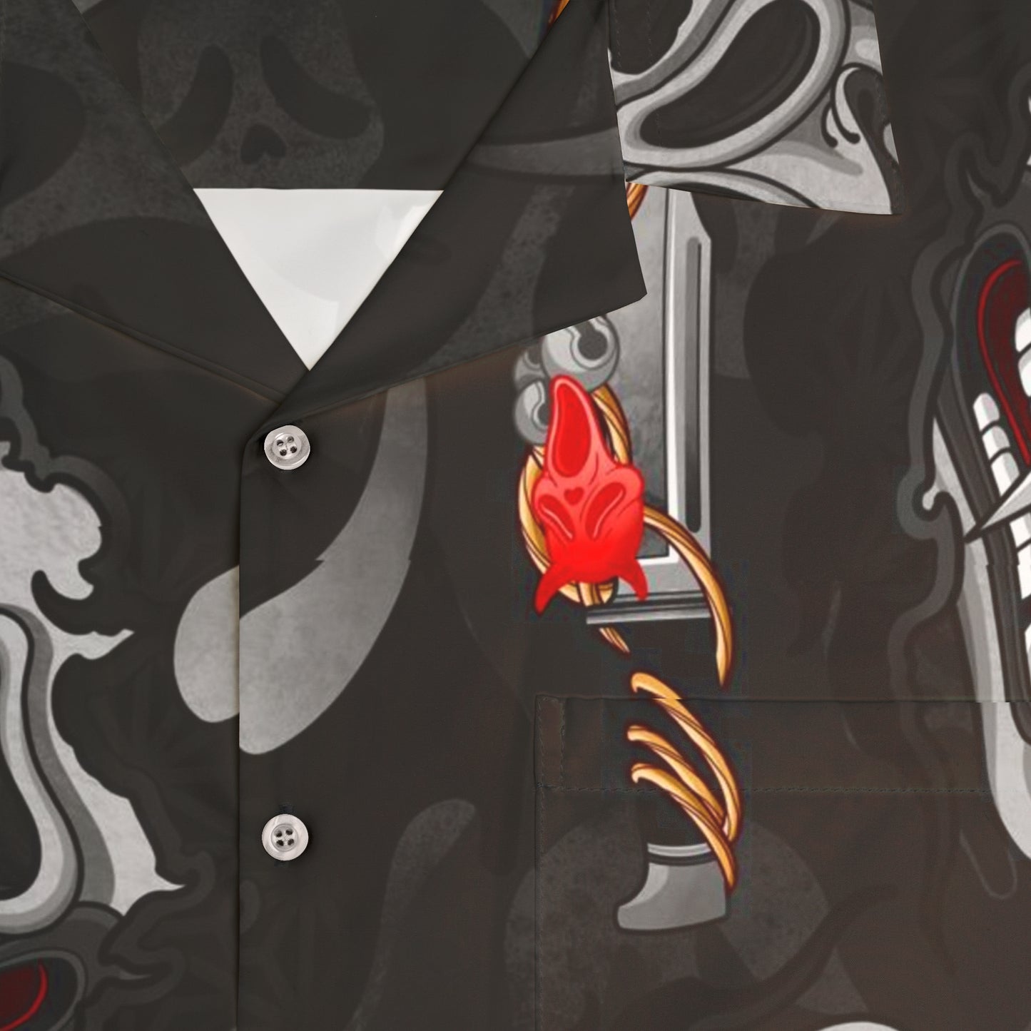 Ghostface One Button Up