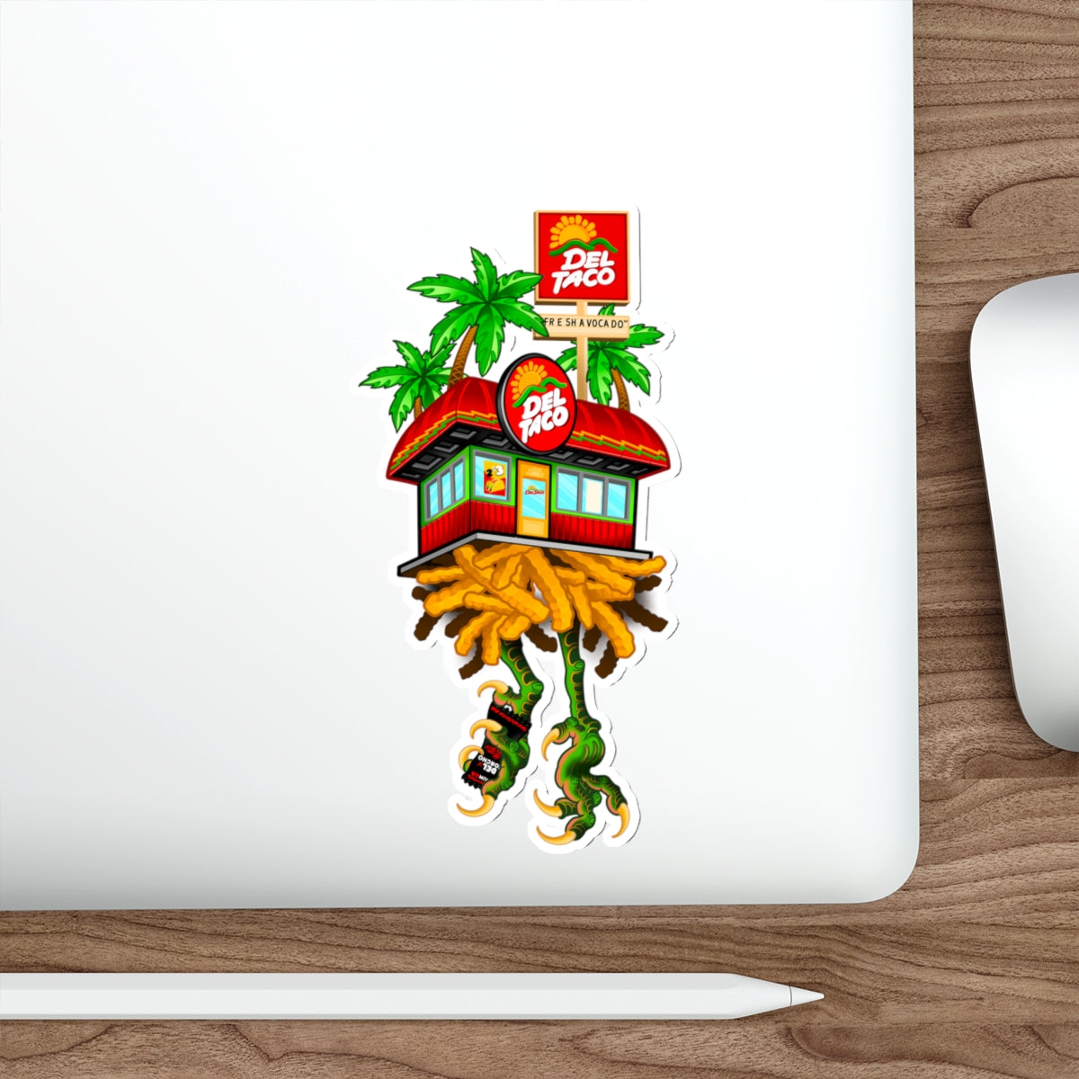 Del Taco Baba Yaga Die Cut Sticker