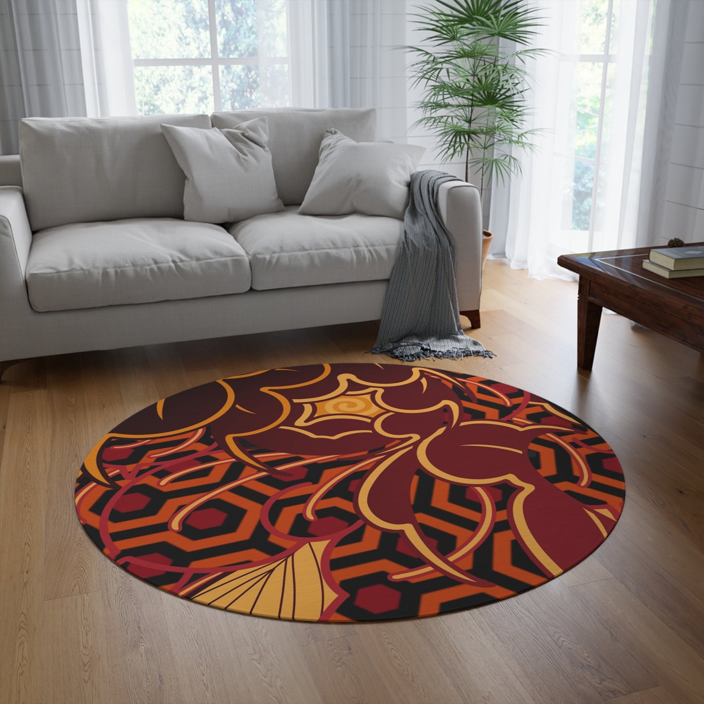 The shining Round Rug