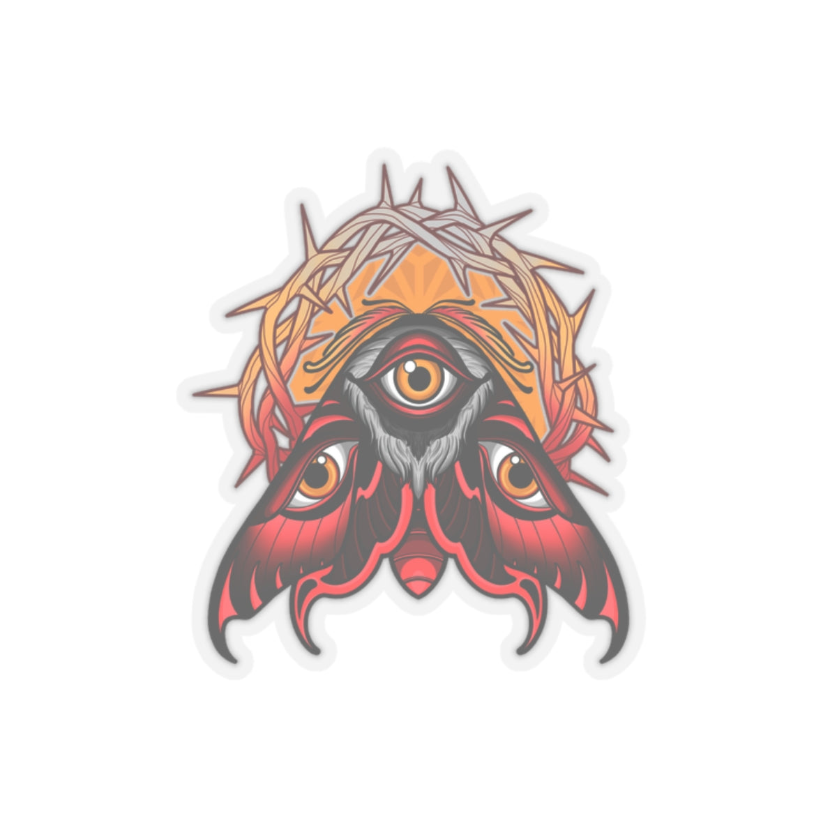 3rd eye Kiss-Cut Stickers