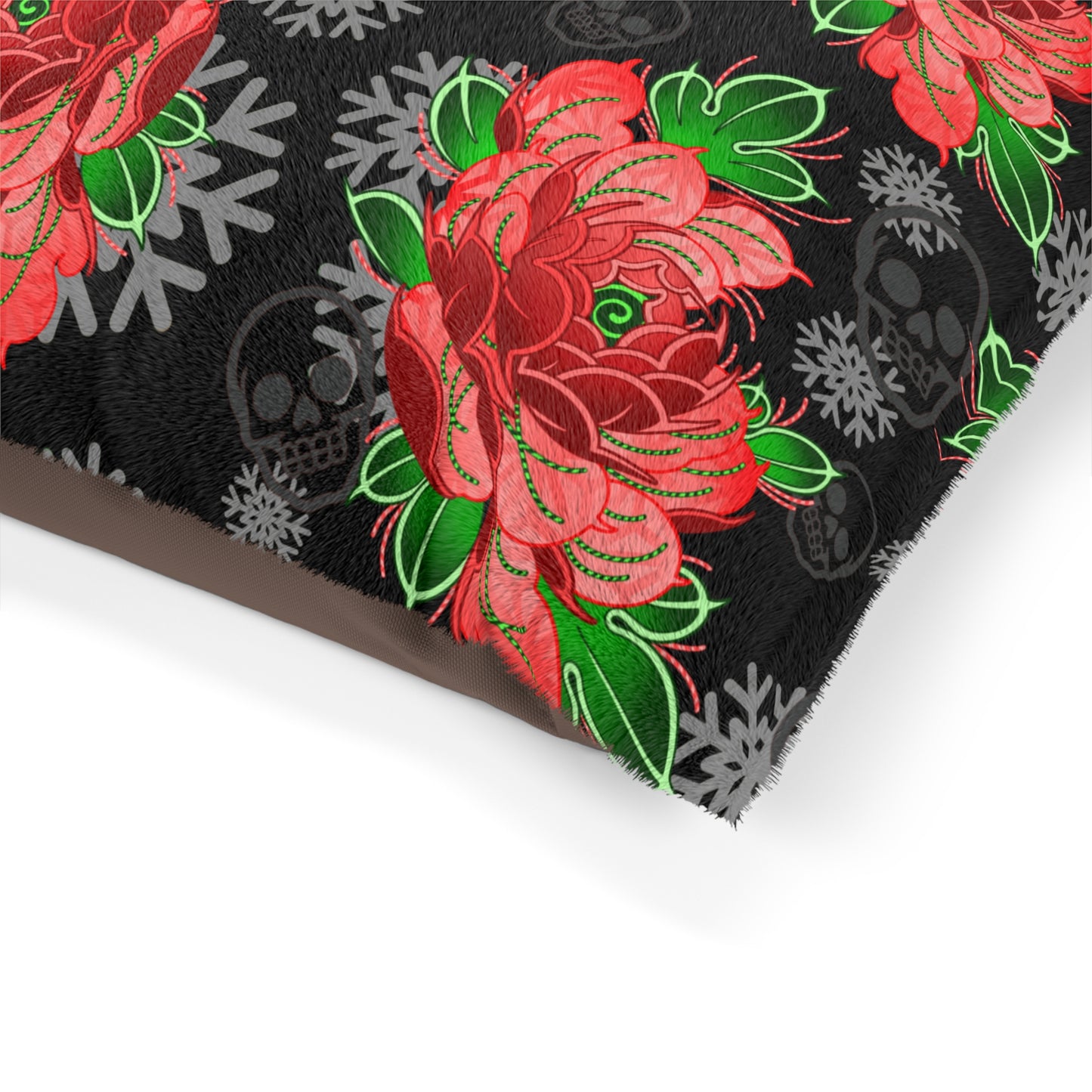 Candy Cane Peony  Pet Bed