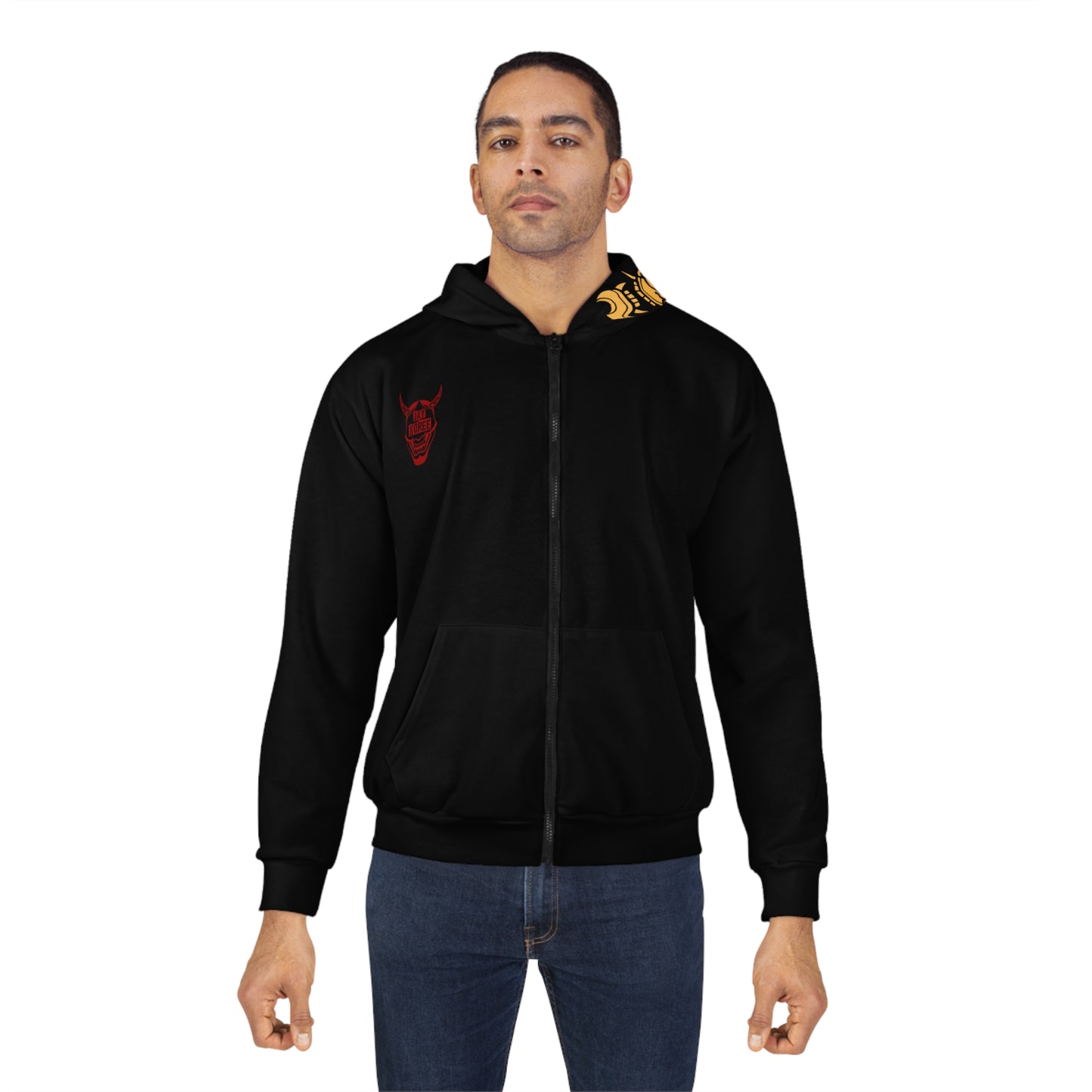 3rd eye moth Unisex Zip Hoodie