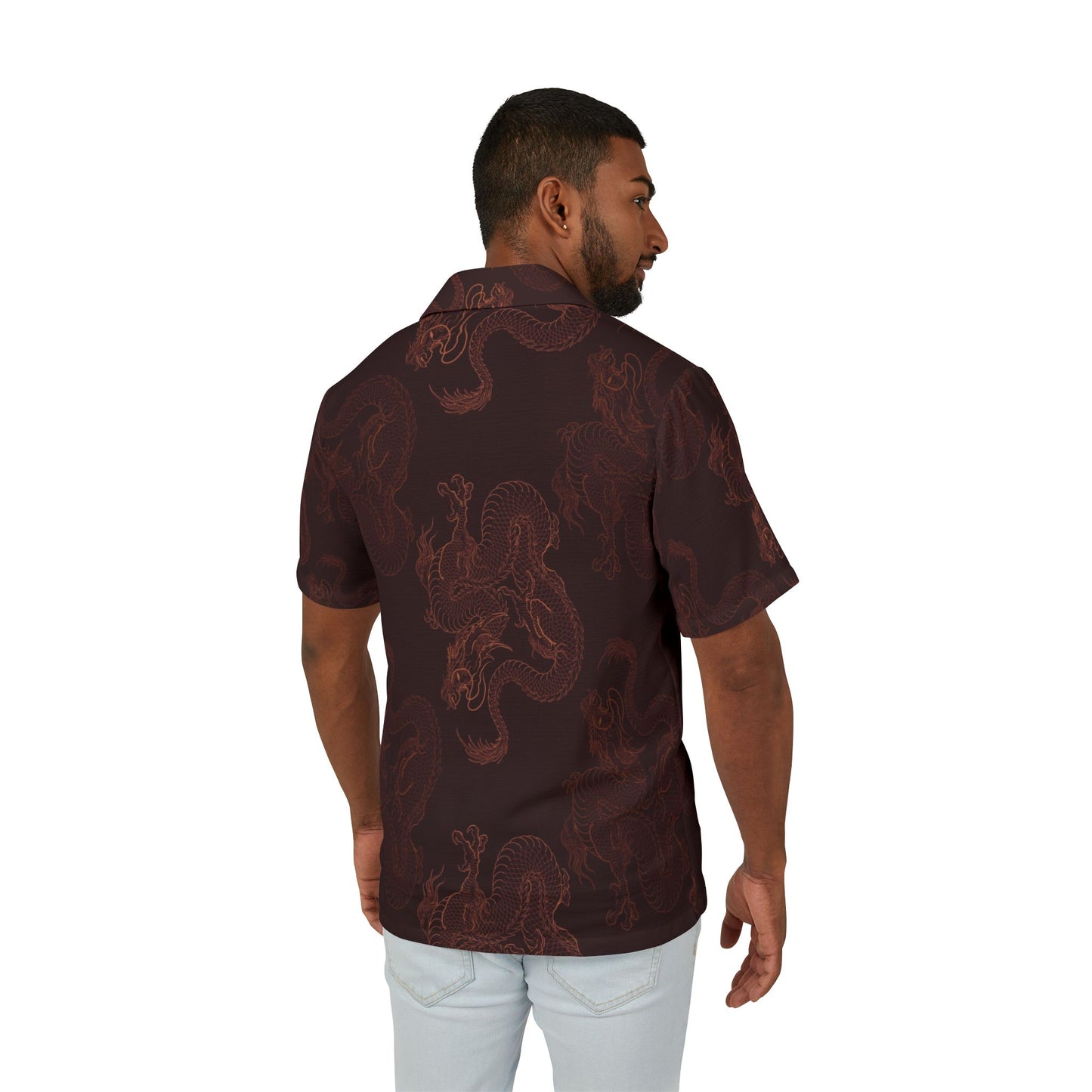Bronze Dragon Hawaiian Camp Shirt