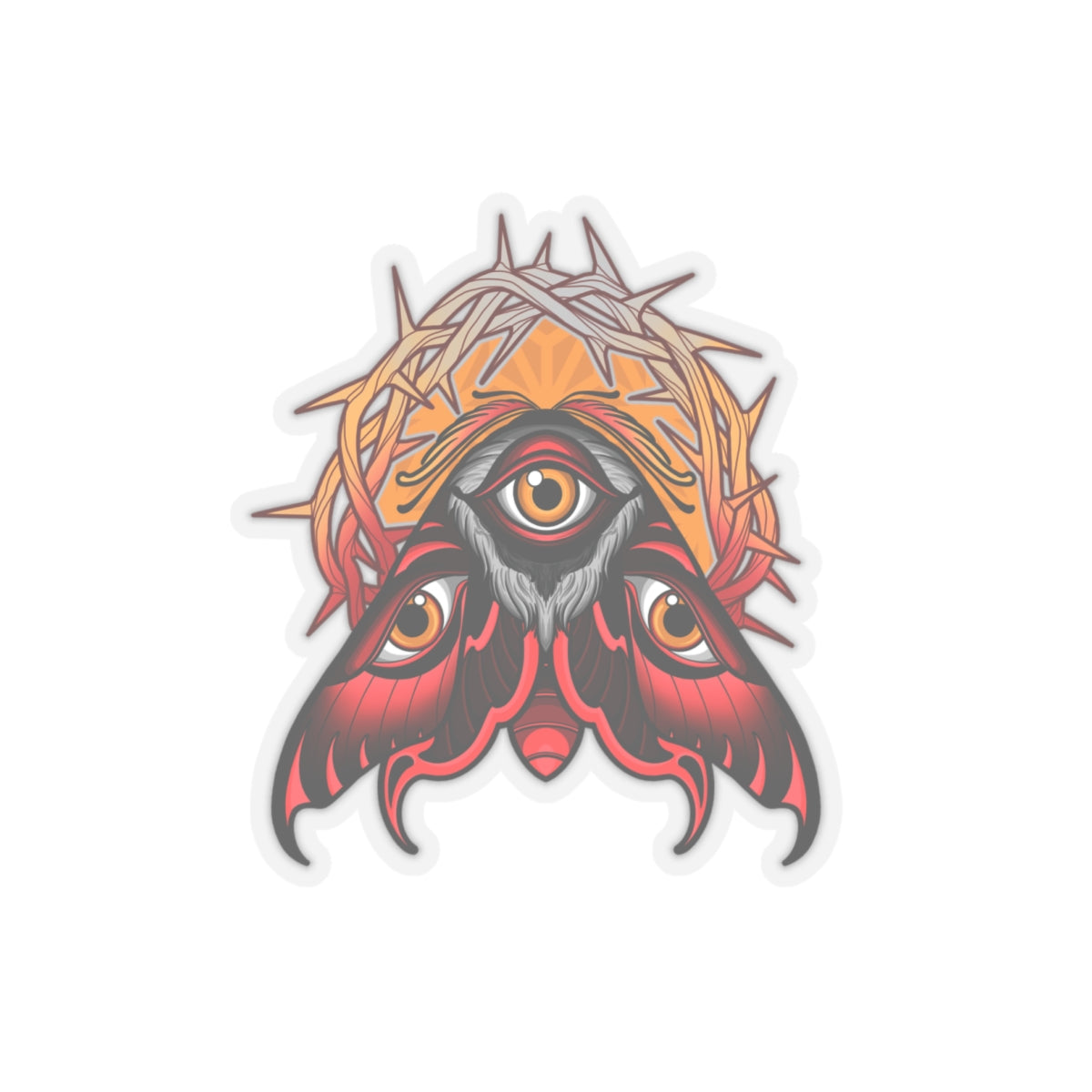 3rd eye Kiss-Cut Stickers