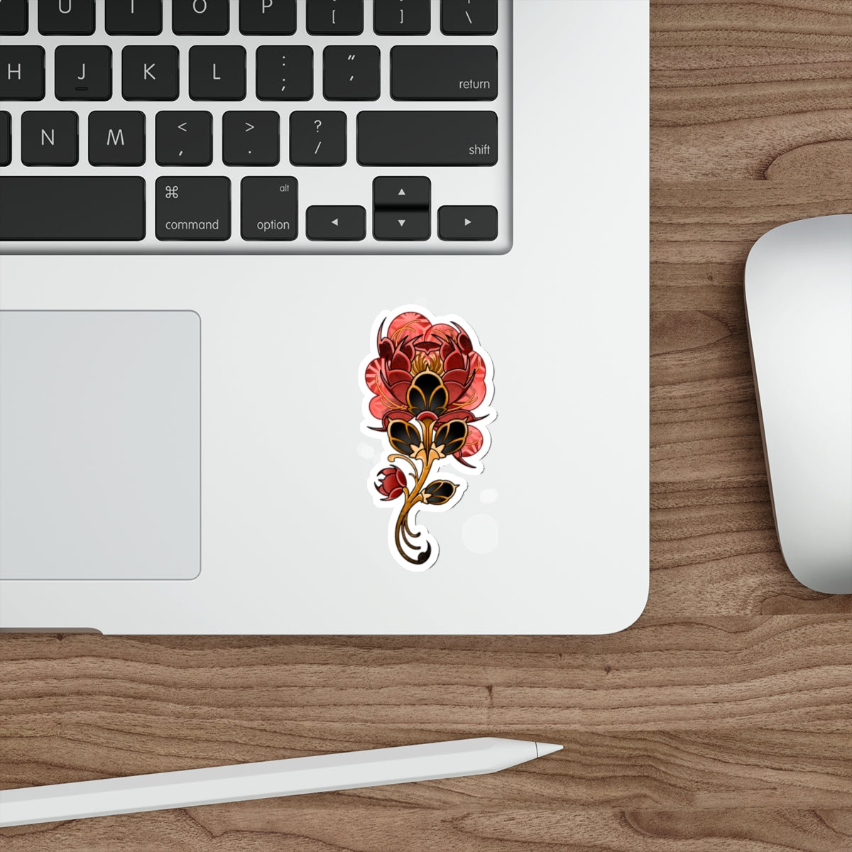 Peony Die-Cut Stickers
