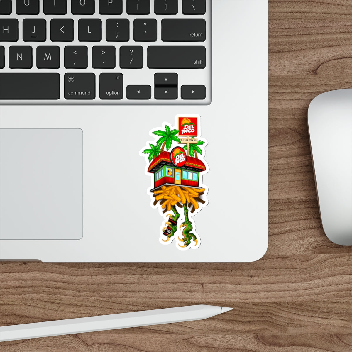 Del Taco Baba Yaga Die Cut Sticker
