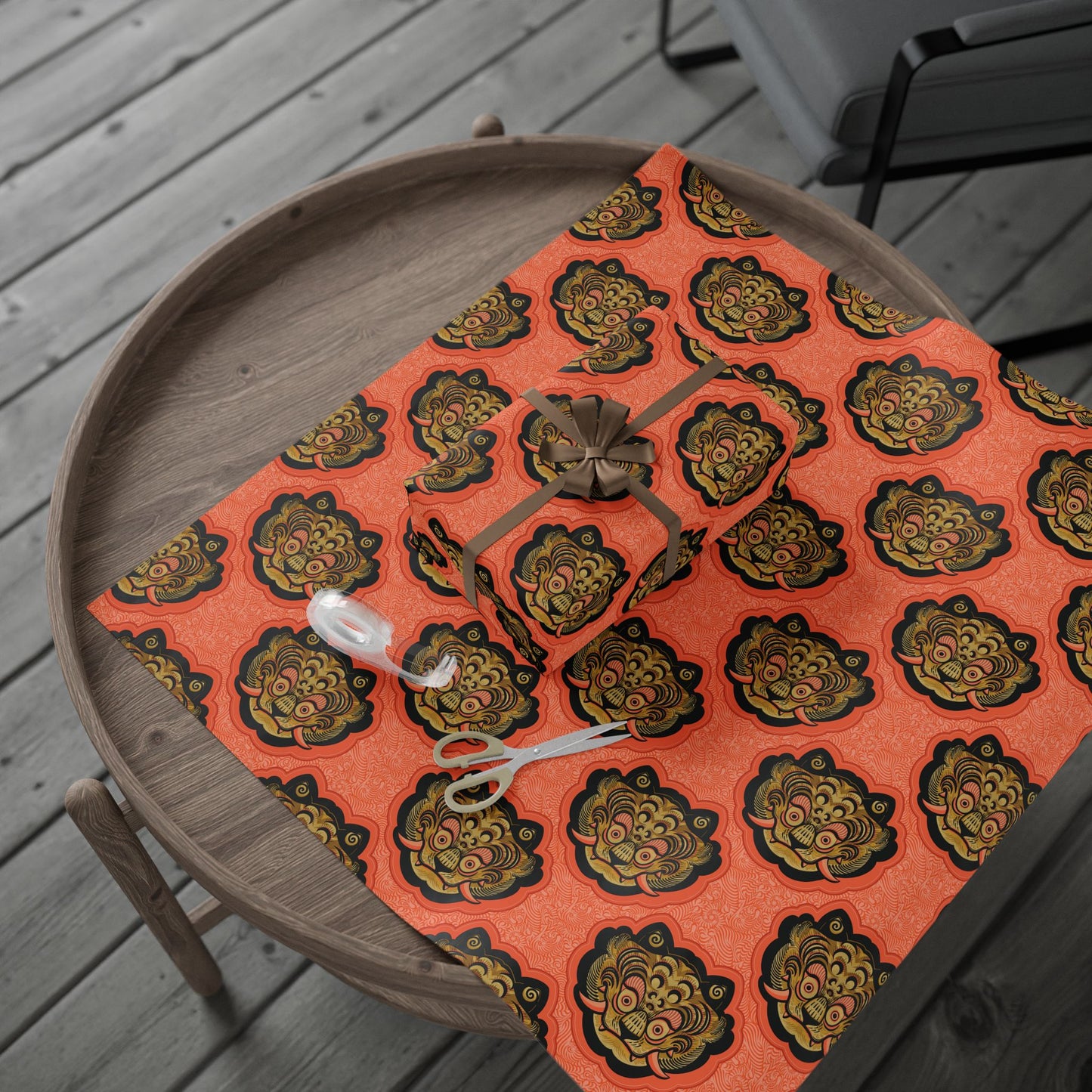 Tiger head Wrapping Paper