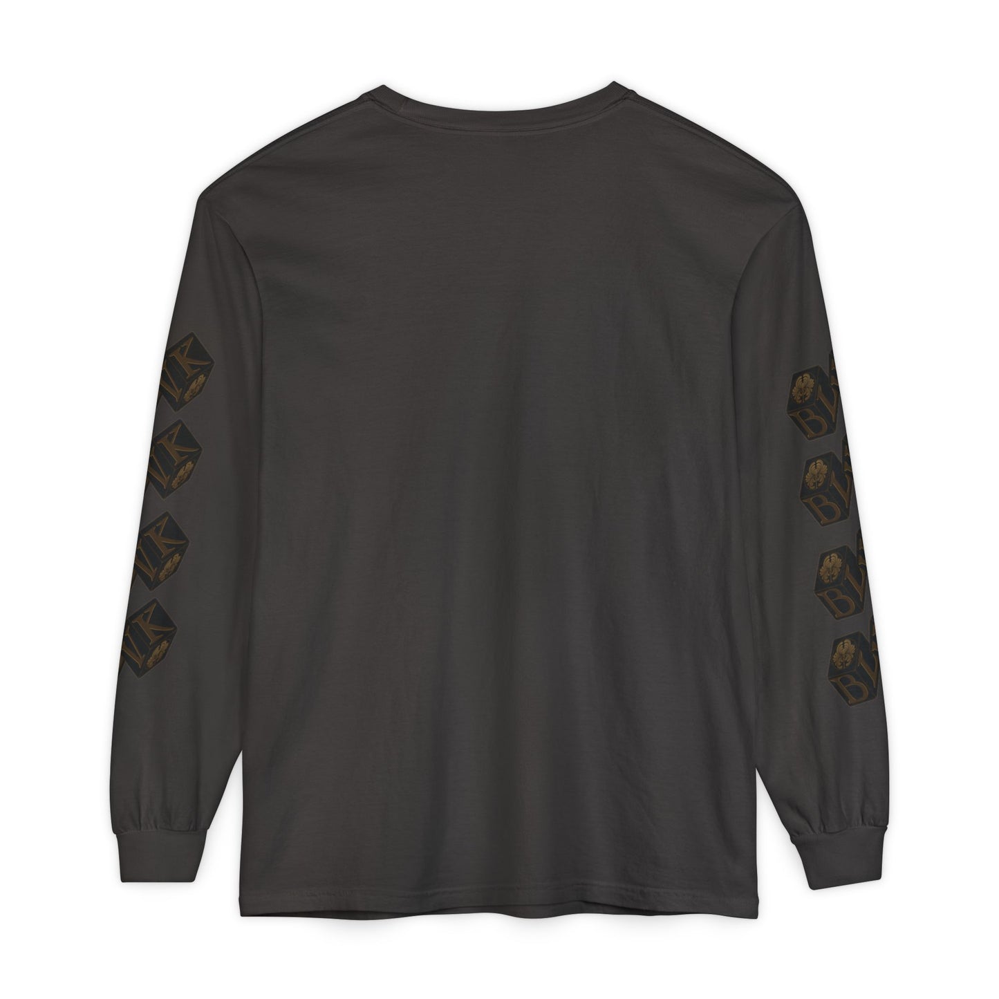 Black Flora dice comfort colors long sleeve