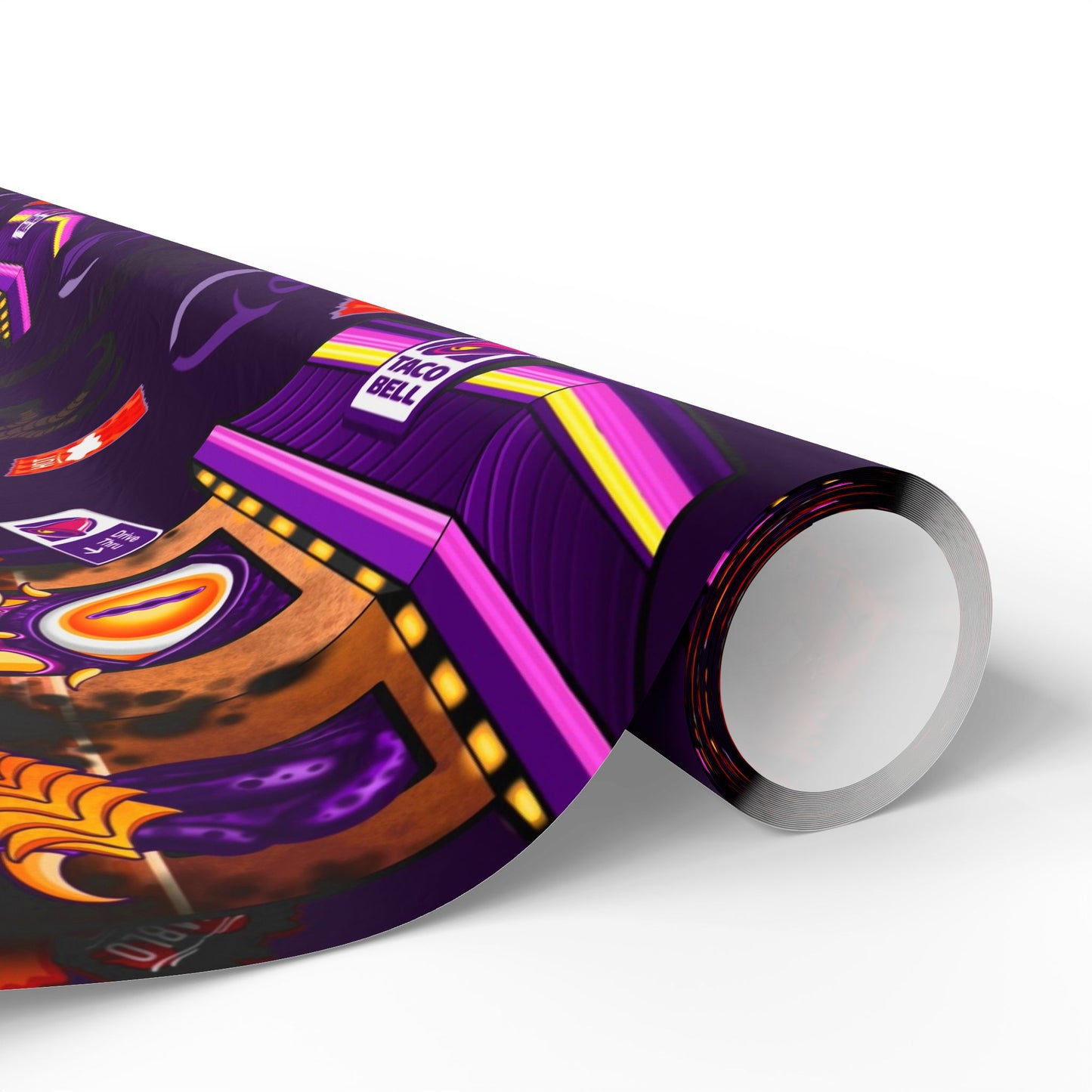 Taco Bell Baba Yaga Christmas Wrapping Paper
