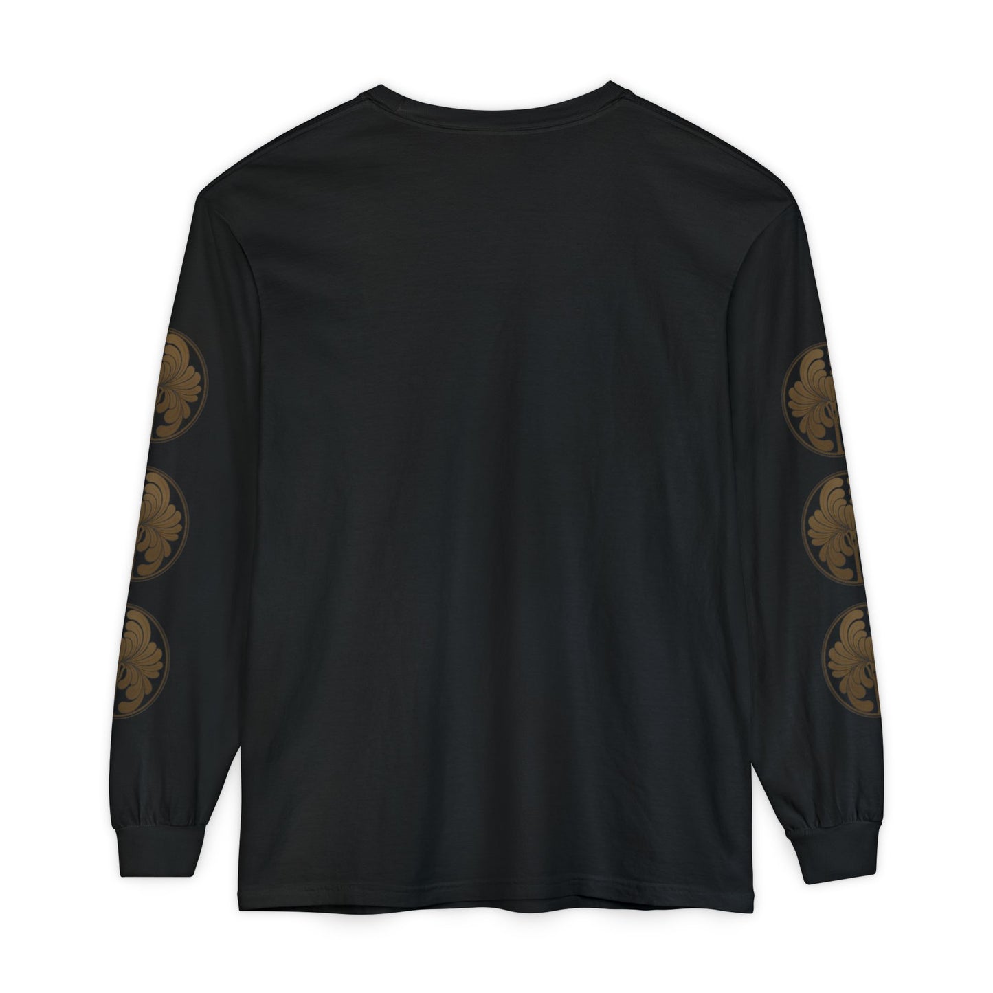 Black Flora Long Sleeve comfort colors