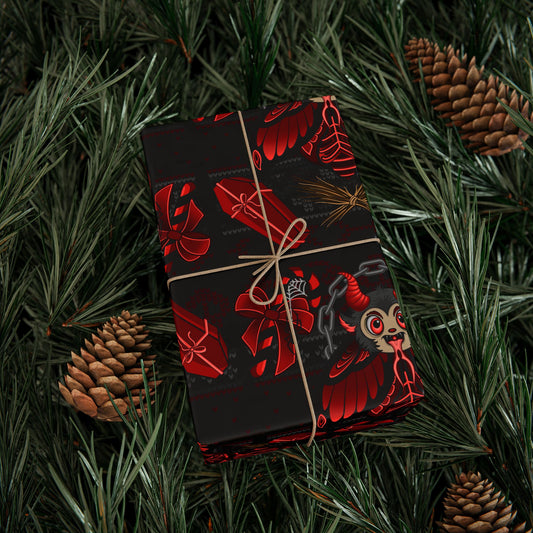 Krampus moth Wrapping Paper