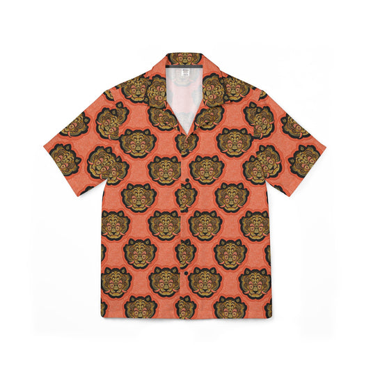Tibetan Tiger Hawaiian Camp Shirt
