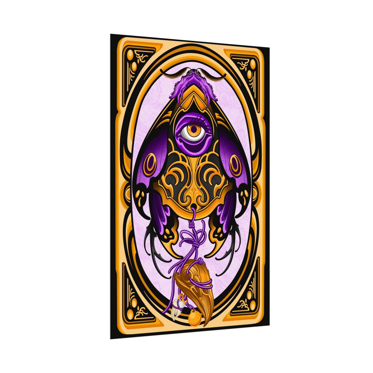 Planchette Moth Watercolor Print