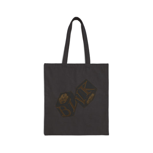 Dice Black Flora Tote