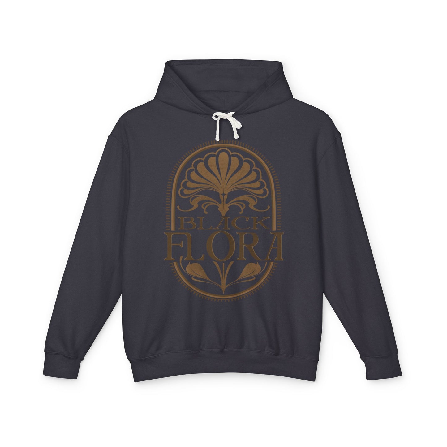 Black Flora Comfort Colors Hoodie