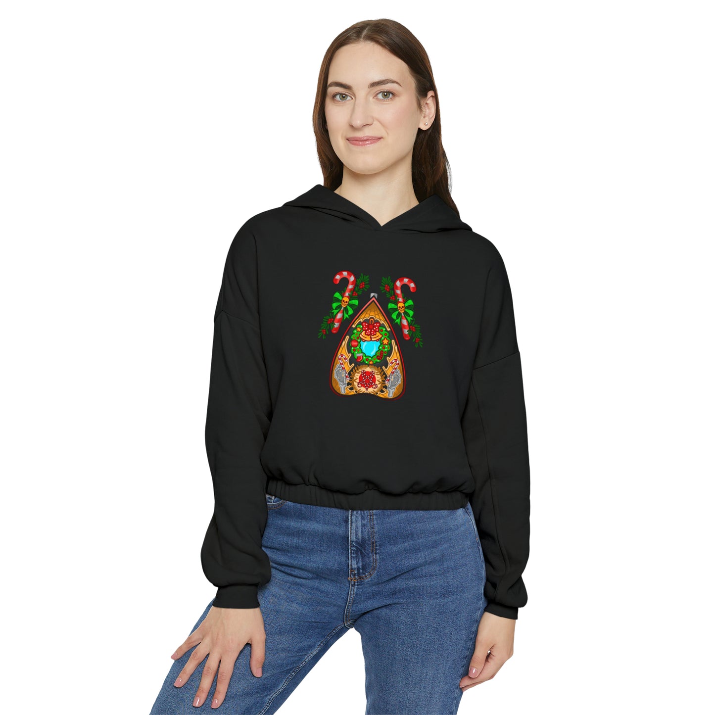 Creepmas Women's Cinched Bottom Hoodie