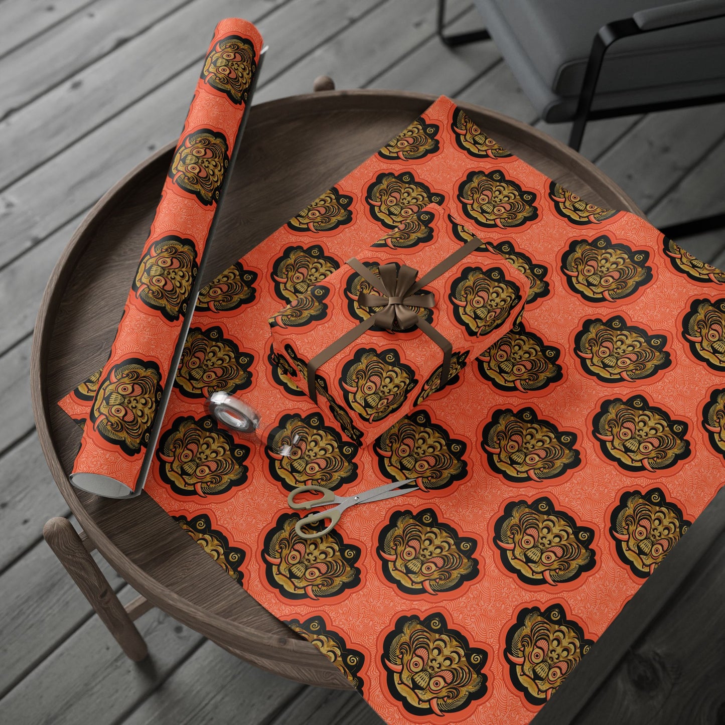 Tiger head Wrapping Paper