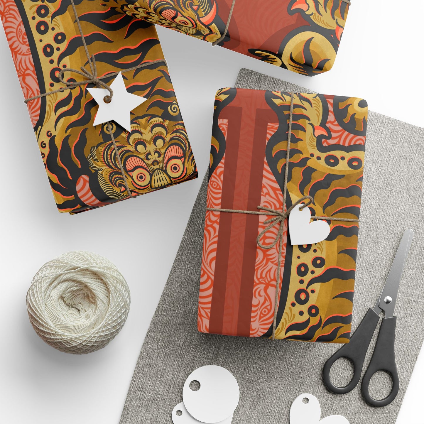 Full body Tiger Wrapping Paper