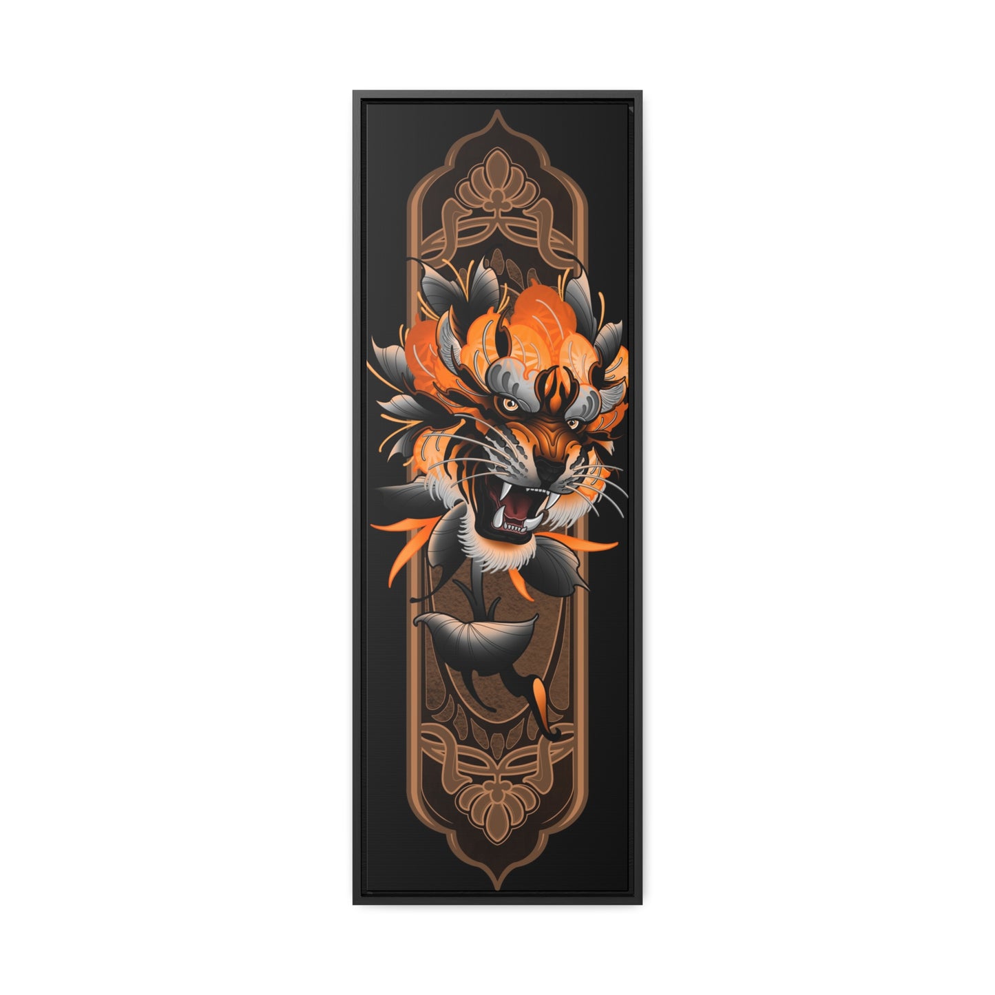 Tiger peony Gallery Canvas Wraps, Vertical Frame