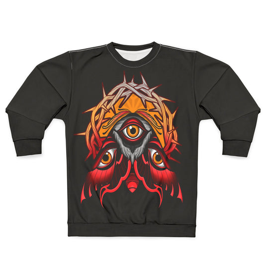 3rd eye moth Unisex Sweatshirt