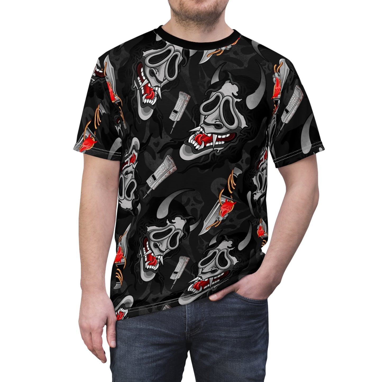 GhostFace Oni All Over Print