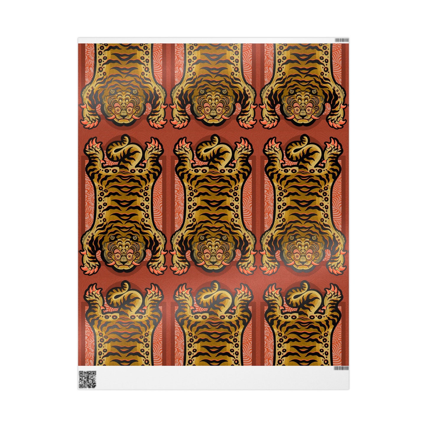 Full body Tiger Wrapping Paper