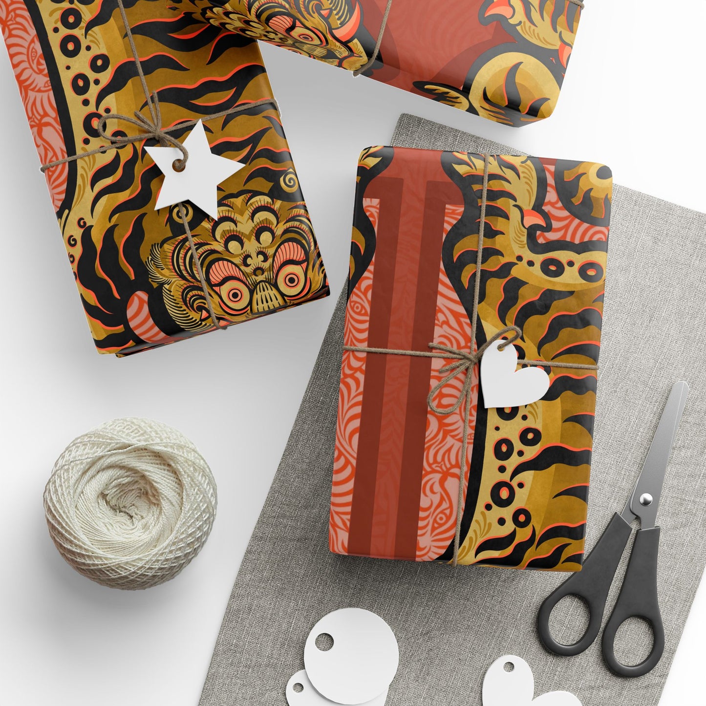Full body Tiger Wrapping Paper