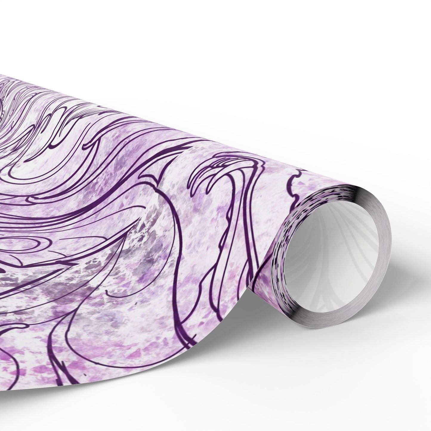 Neotraditional Stencil Christmas Wrapping Papers