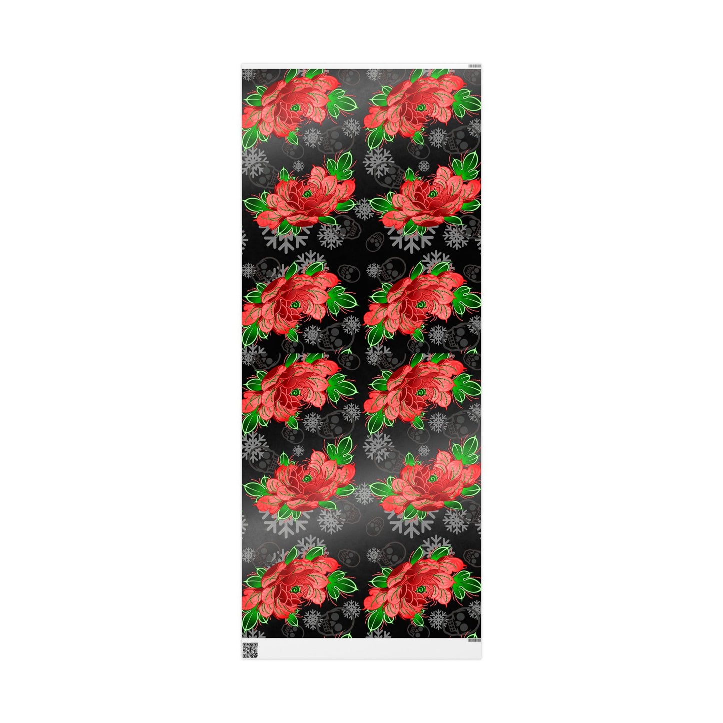 Candy Cane Peony Wrapping Papers