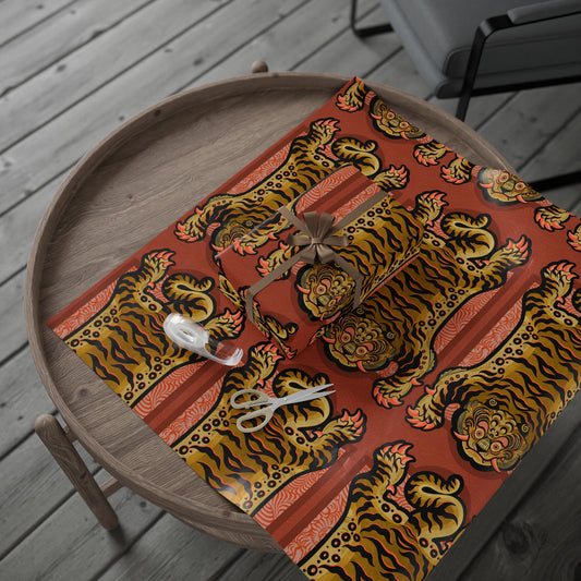 Full body Tiger Wrapping Paper