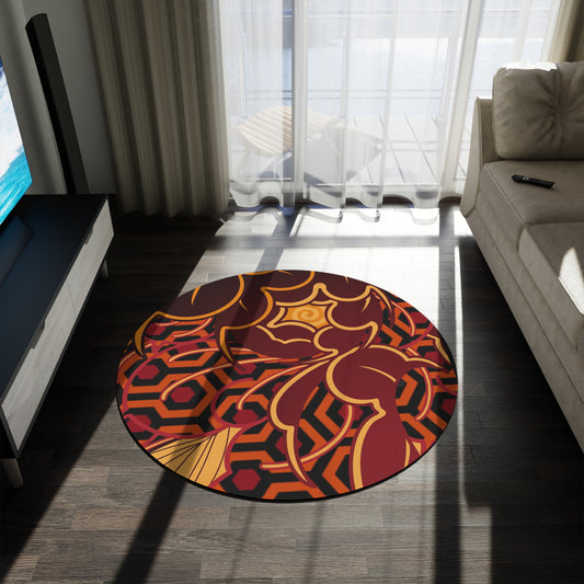 The shining Round Rug