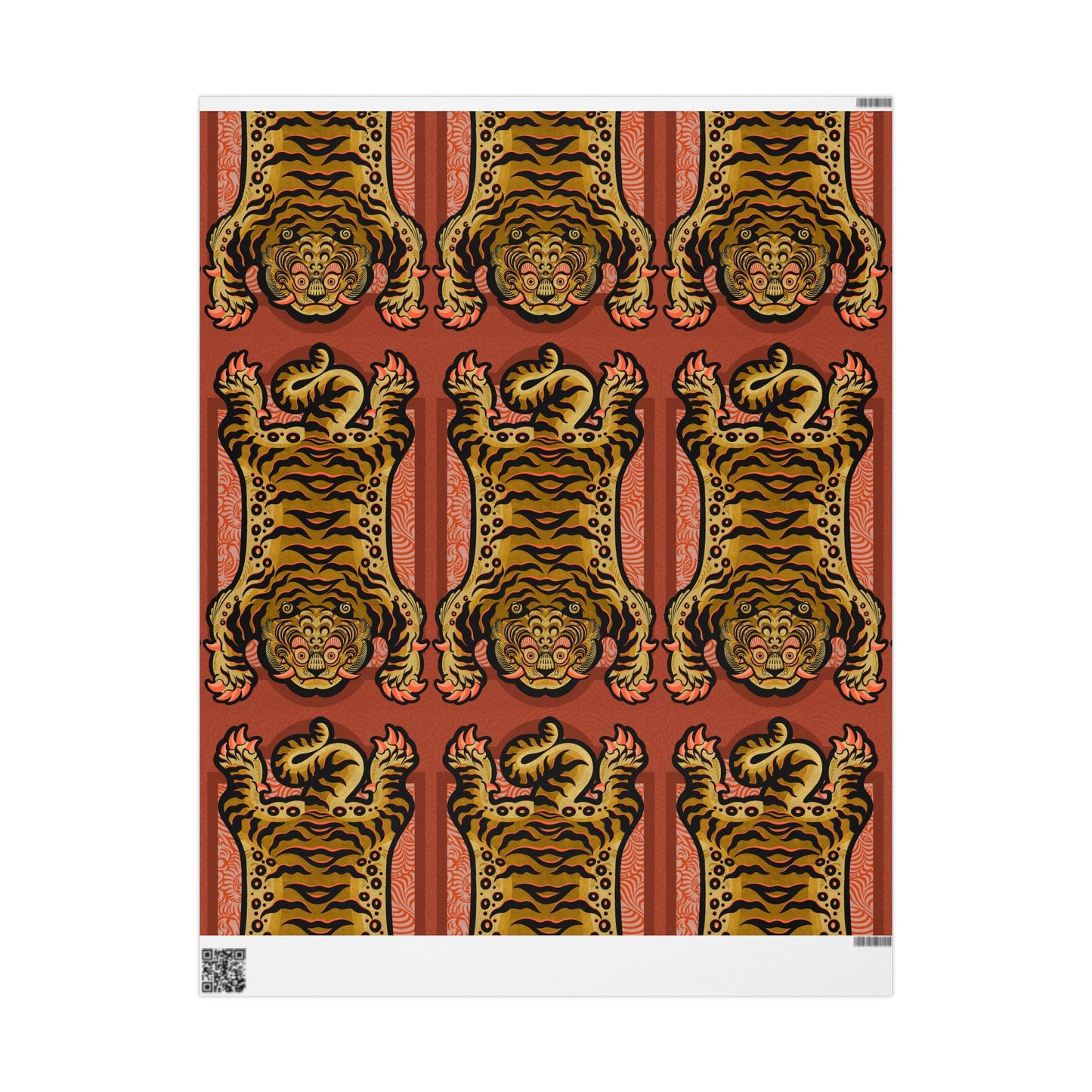 Full body Tiger Wrapping Paper