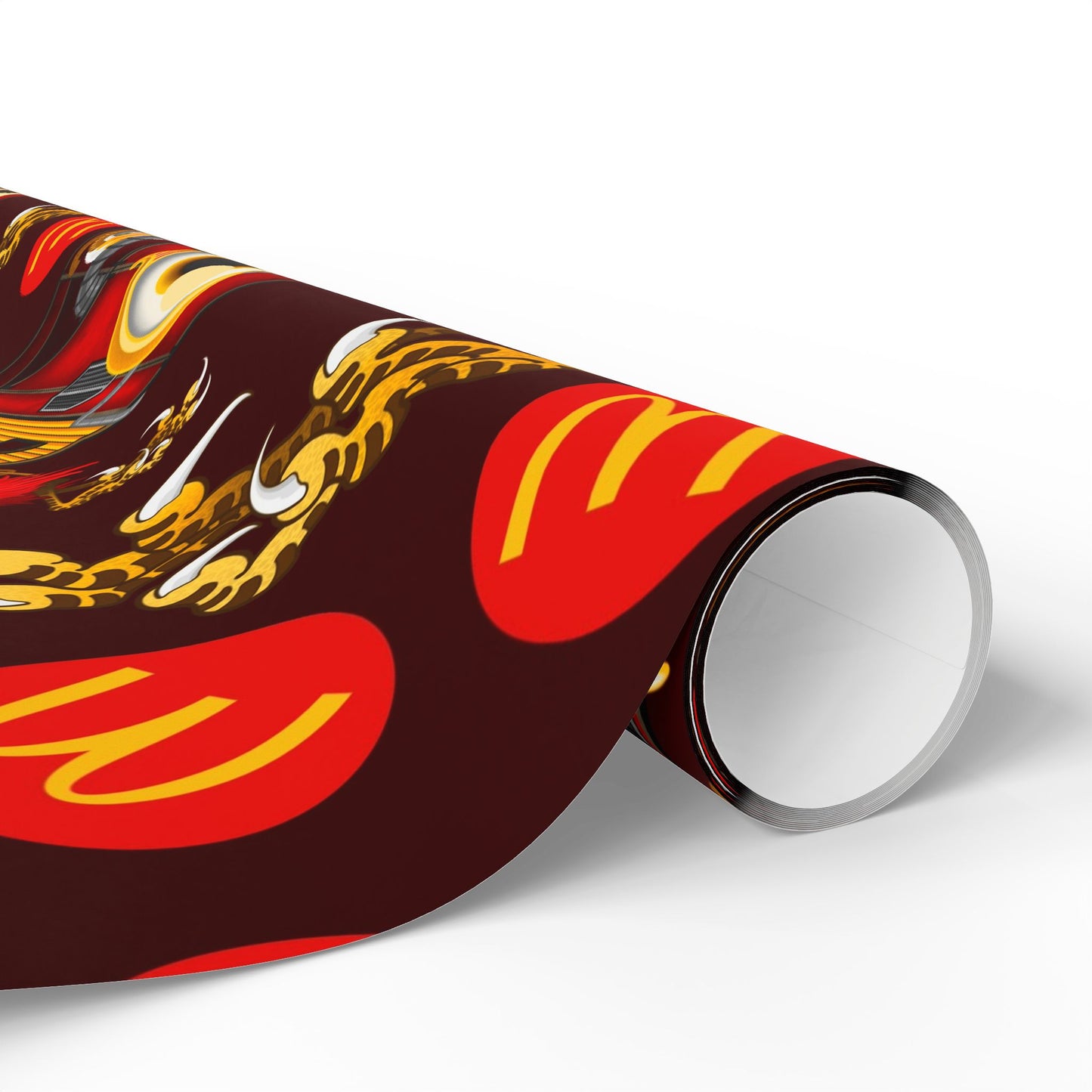 Baba Yaga Christmas Wrapping Paper — McDonald’s Tattoo Art by Jay Joree