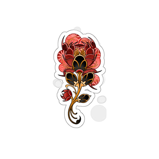 Peony Die-Cut Stickers