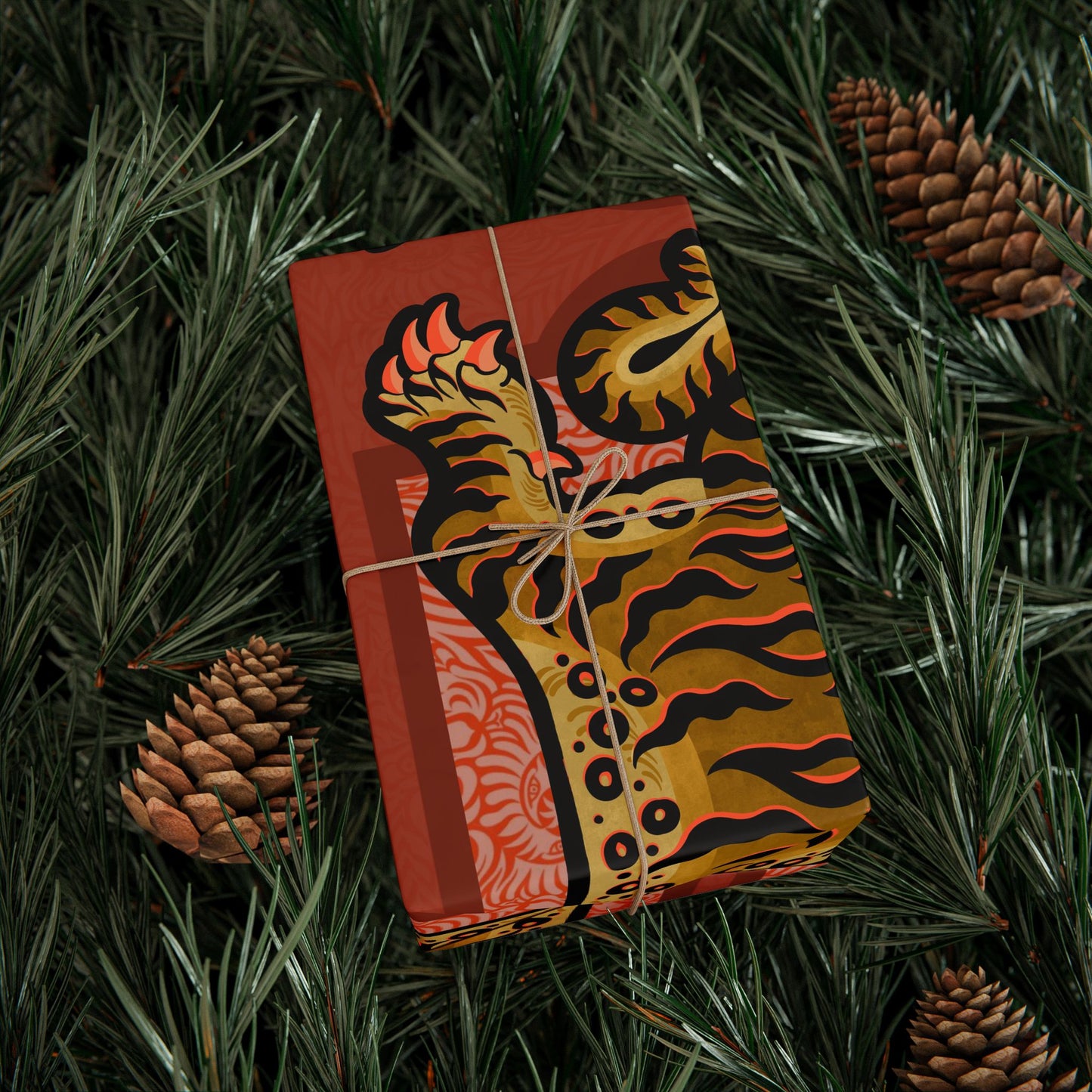 Full body Tiger Wrapping Paper