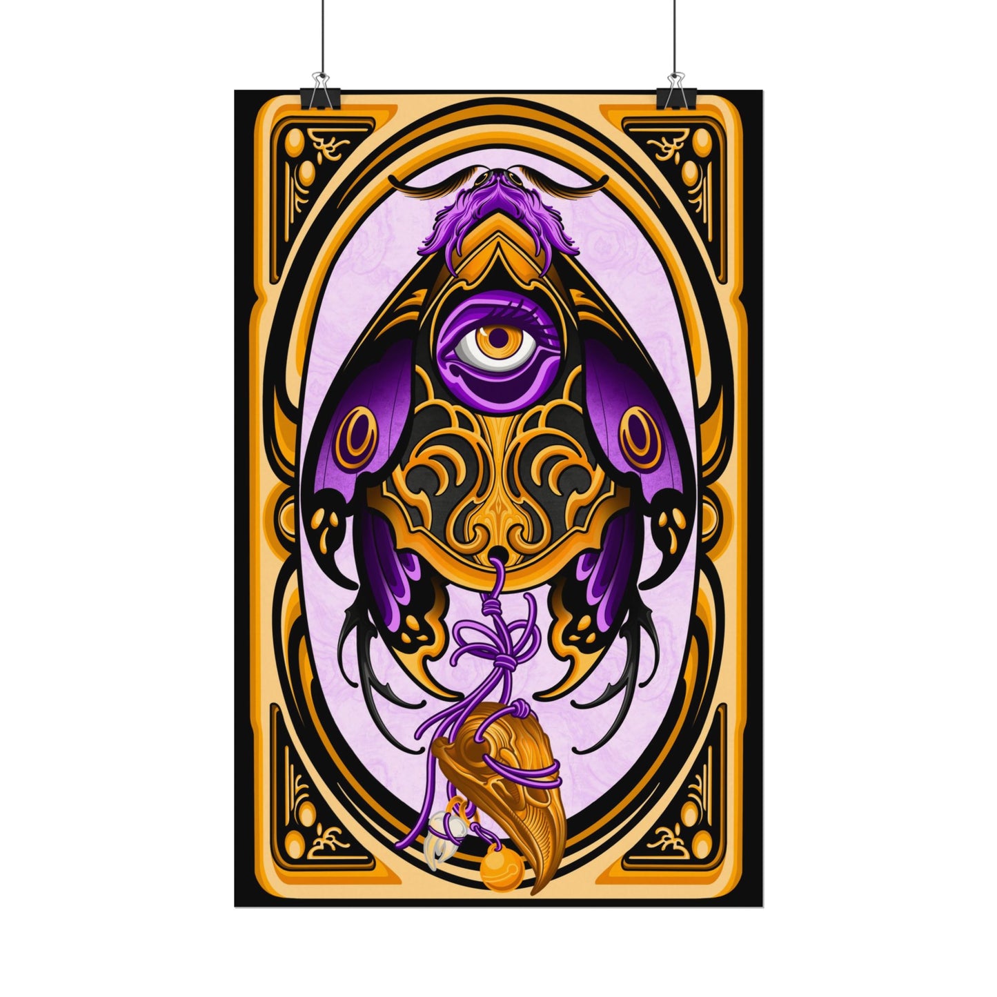 Planchette Moth Watercolor Print