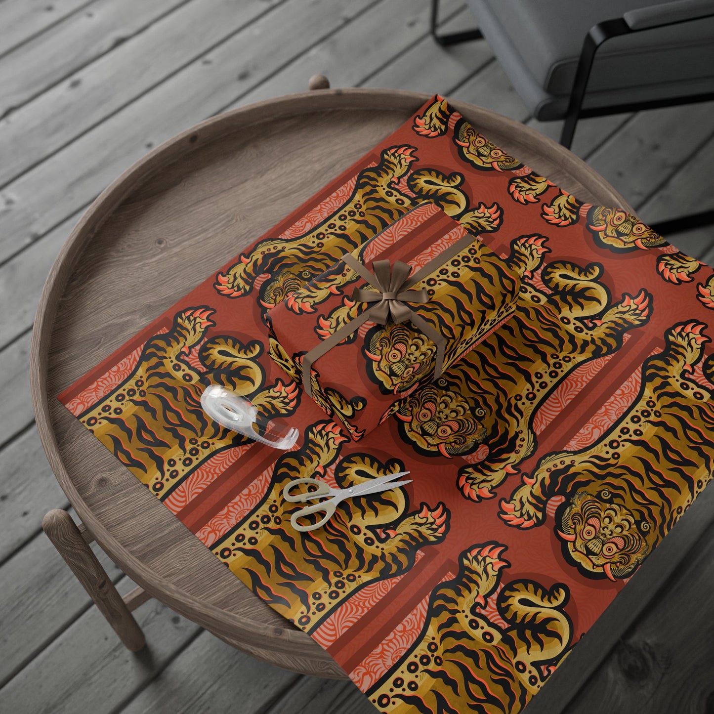 Full body Tiger Wrapping Paper